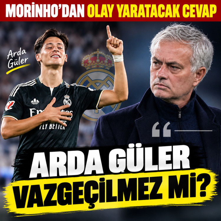 “Arda Güler vazgeçilmez mi?" sorusuna Jose Mourinho’dan olay yaratacak cevap