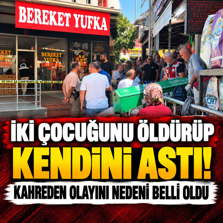 İki çocuğunu öldürüp kendini astı! Kahreden olayını nedeni belli oldu