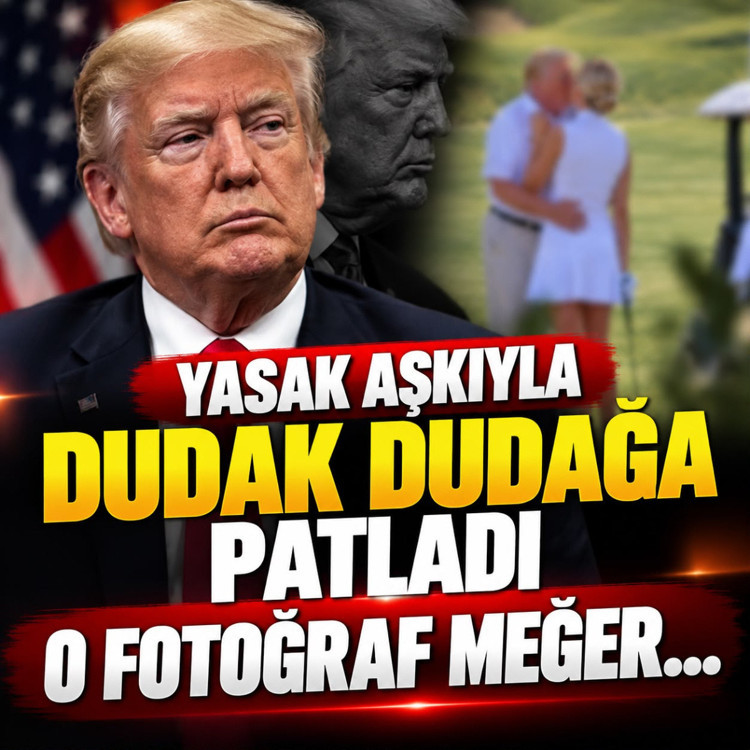 Trump'ın 'yasak aşk' fotoğrafı bomba oldu patladı! Sosyal medya sallandı, meğer...