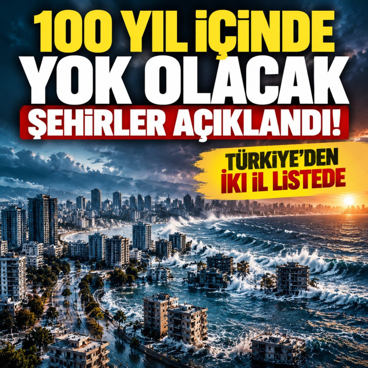 100 yıl içinde yok olacak şehirler açıklandı! Türkiye'den iki il listede