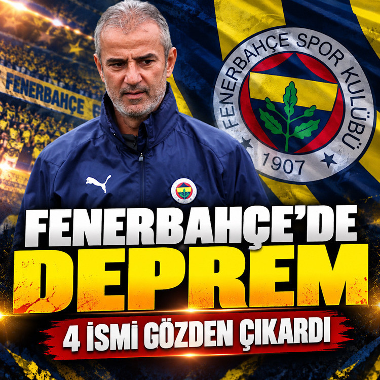 Fenerbahçe'de deprem! İsmail Kartal gözden çıkardı 4 isim kulübeye