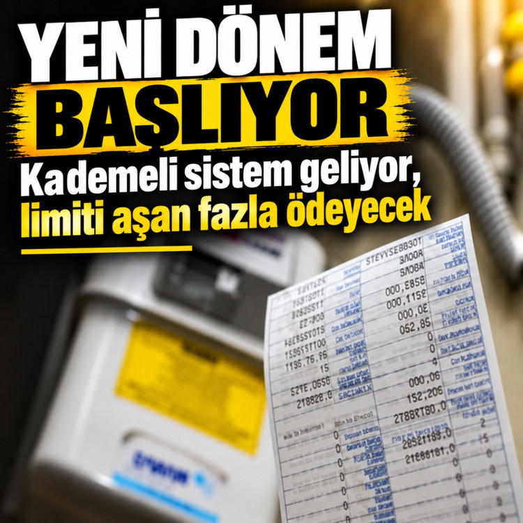 Doğalgaz faturalarında yeni dönem! Limiti aşan fazla ödeyecek