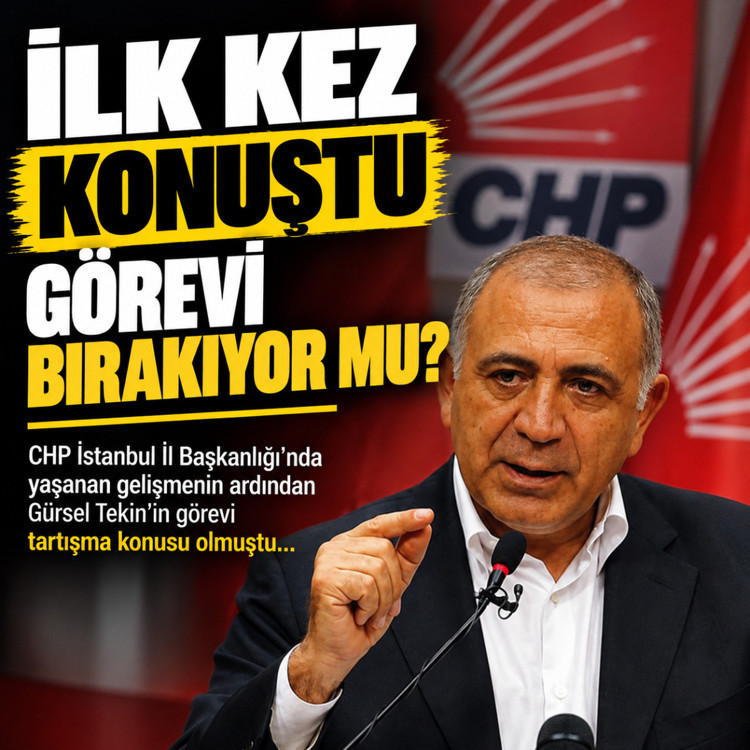 İlk kez konuştu, Gürsel Tekin görevi devredecek mi?