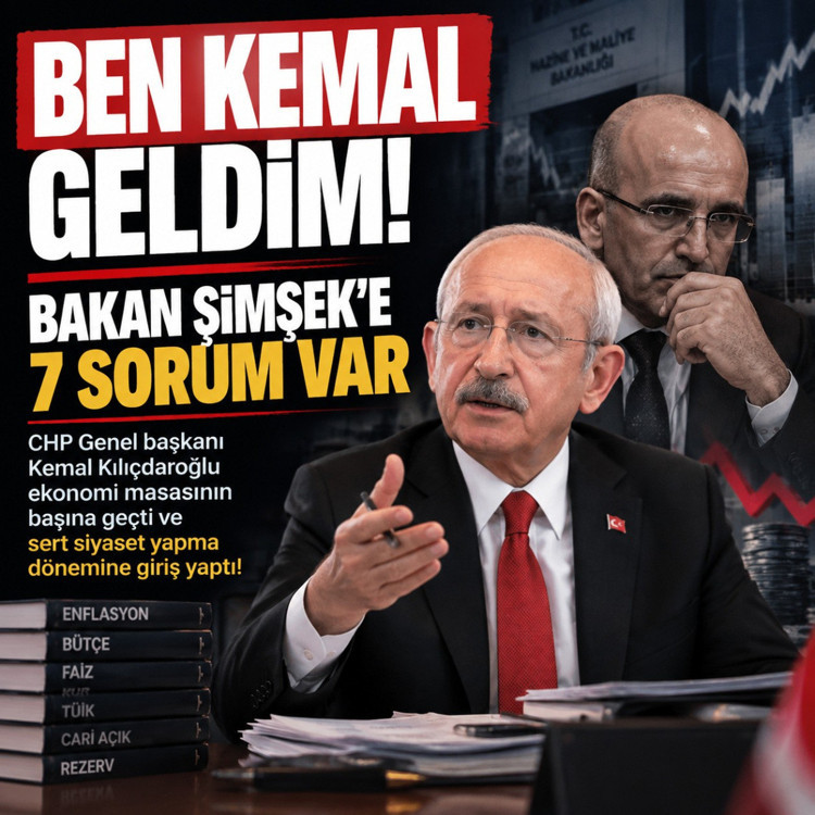 Kılıçdaroğlu siyasete hızlı giriş yaptı! Mehmet Şimşek'e 7 soru