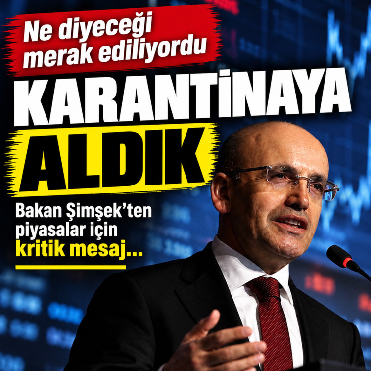 Bakan Mehmet Şimşek'ten piyasalara ilişkin son dakika açıklama: ''Genele yayılmış risk yok''