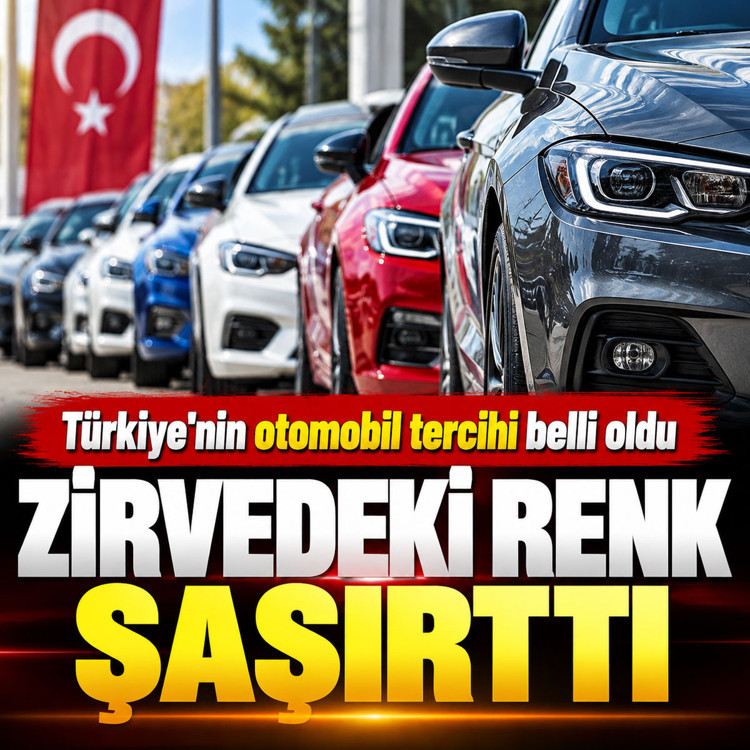 Türkiye'nin otomobil tercihi belli oldu: Zirvedeki renk şaşırttı