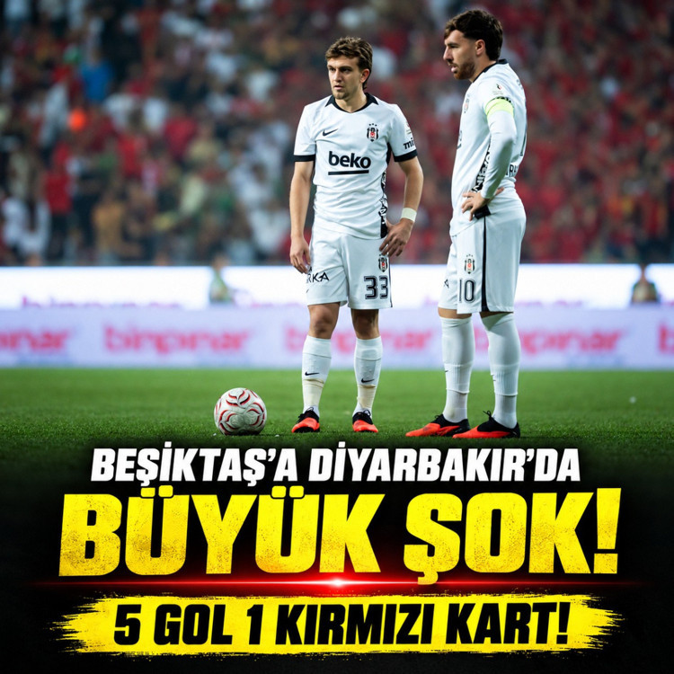 Beşiktaş deplasmanda Amed’e 3-2 mağlup oldu