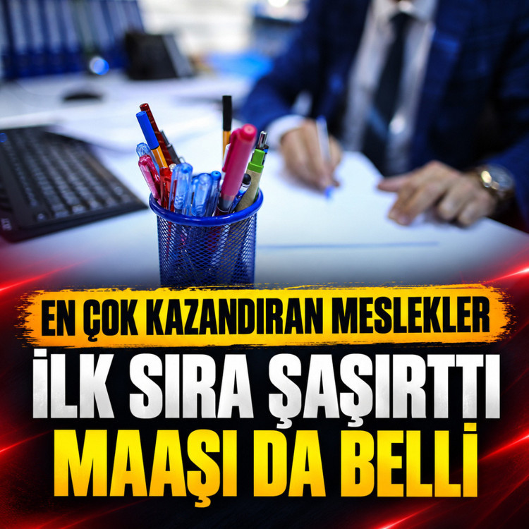 Türkiye'de en çok kazandıran meslekler belli oldu! İlk sıra şaşırttı 450 bin TL maaşı var