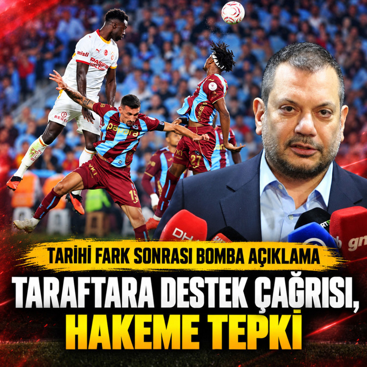 Galatasaray'ı 4-0 yendi! Ertuğrul Doğan'dan taraftara destek çağrısı,hakeme tepki