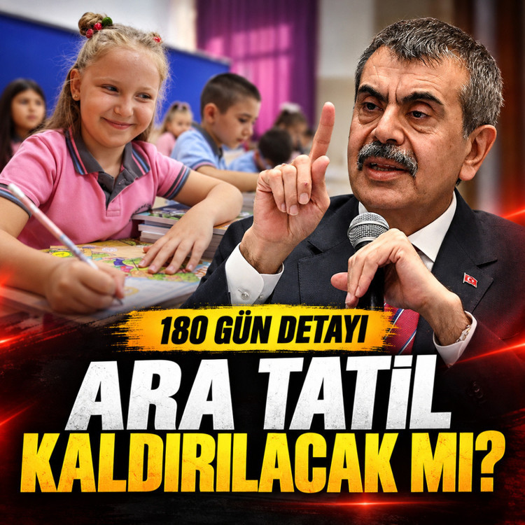 Milli Eğitim Bakanı Yusuf Tekin'den ara tatil açıklaması! 180 gün detayı...