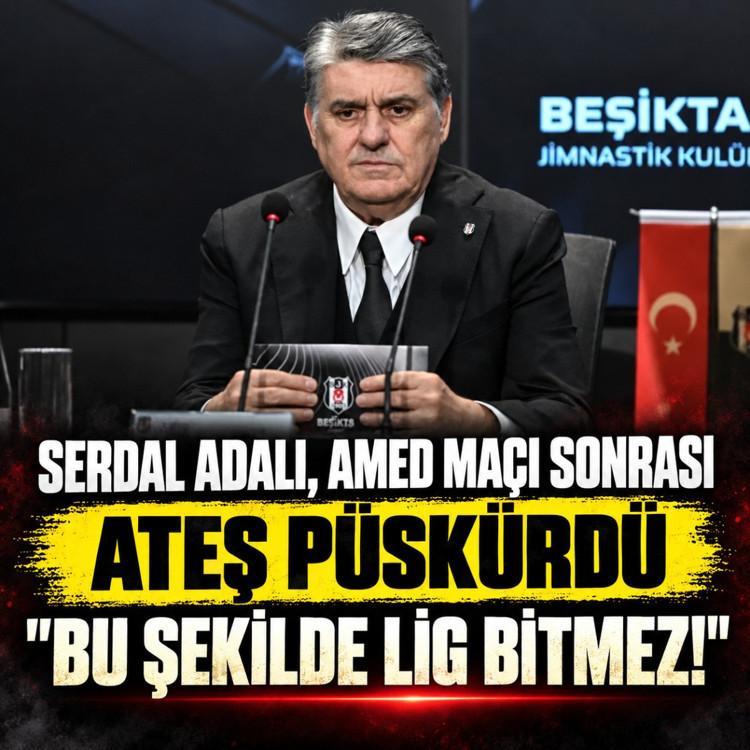 Serdal Adalı, Amed maçı sonrası ateş püskürdü: Bu şekilde lig bitmez!