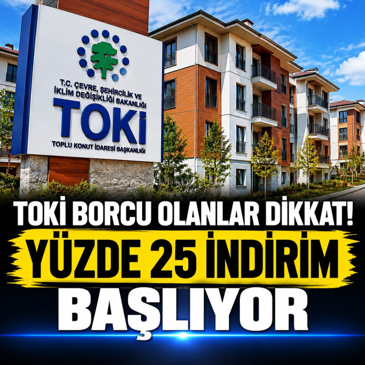 TOKİ’den konut ve iş yerlerine yüzde 25 indirim kampanyası
