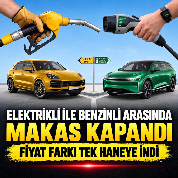 Elektrikli ile benzinli arasındaki makas kapandı: Fiyat farkı tek haneye indi