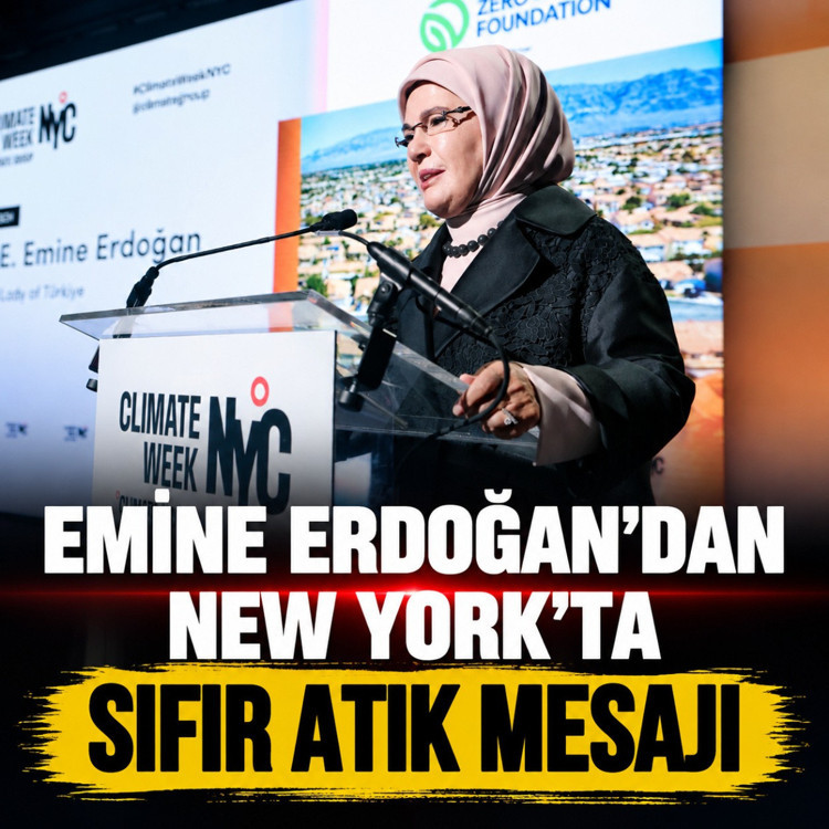 Emine Erdoğan’dan New York’ta Sıfır Atık mesajı