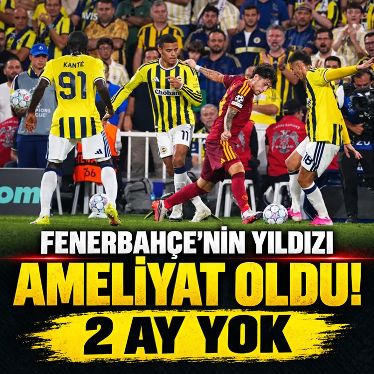 Fenerbahçe'nin yıldızı ameliyat oldu! 2 ay yok