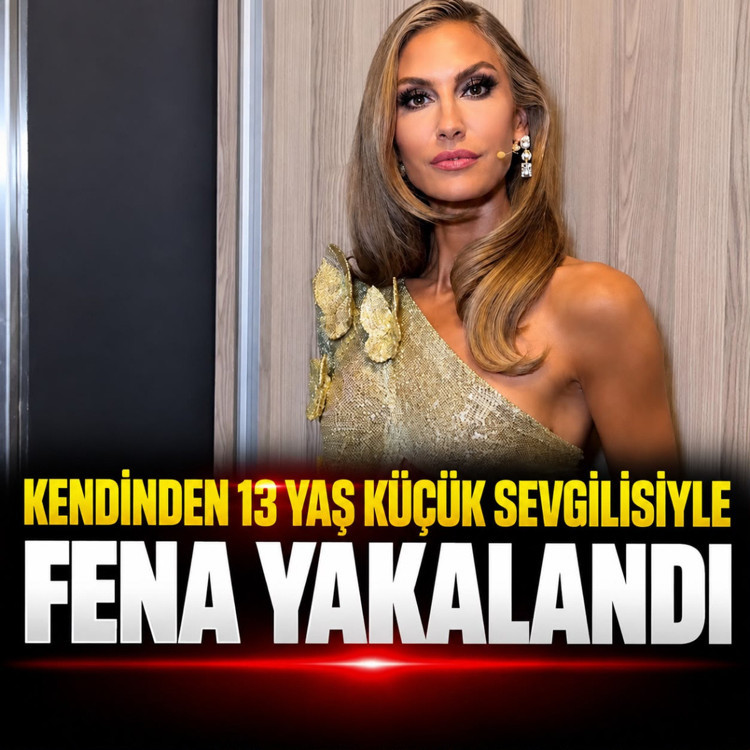 Çağla Şikel, kendinden 13 yaş küçük sevgilisiyle fena yakalandı!