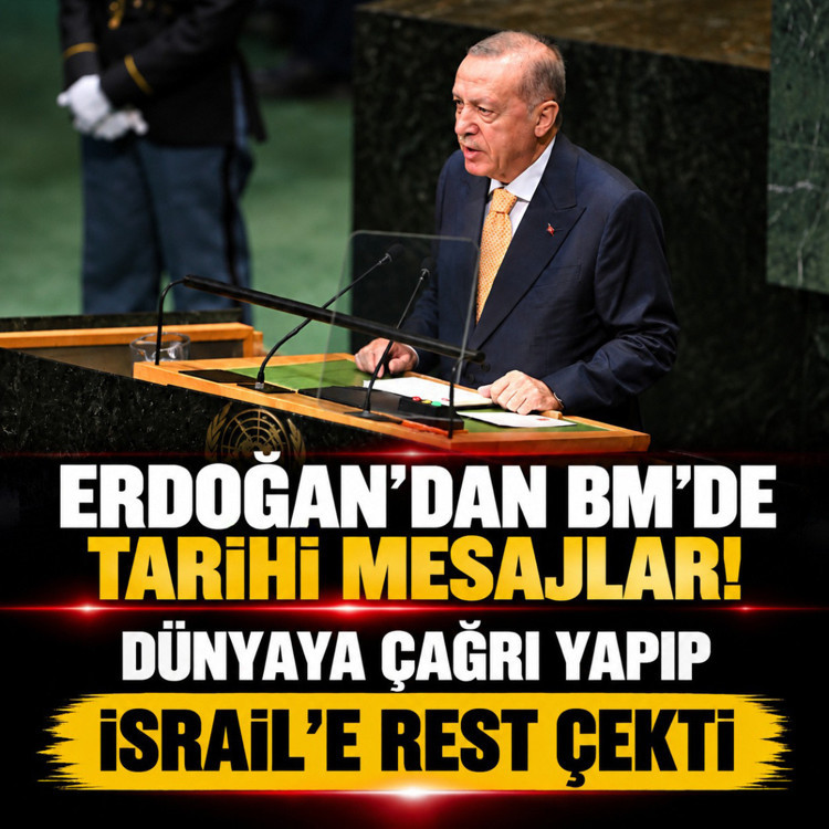 Cumhurbaşkanı Erdoğan'dan BM'de tarihi açıklamalar