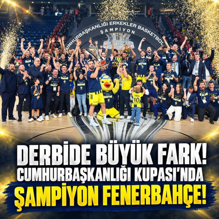 Cumhurbaşkanlığı Kupası'nda şampiyon Fenerbahçe