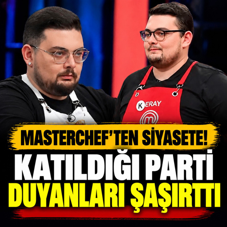 MasterChef programıyla tanınmıştı! Eray Aksungur siyasete girdi: İşte katıldığı parti