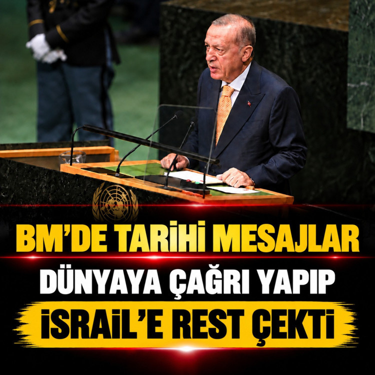 Cumhurbaşkanı Erdoğan'dan BM'de tarihi açıklamalar