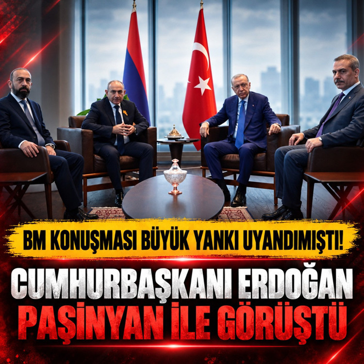 Cumhurbaşkanı Erdoğan, Ermenistan Başbakanı Nikol Paşinyan'la görüştü