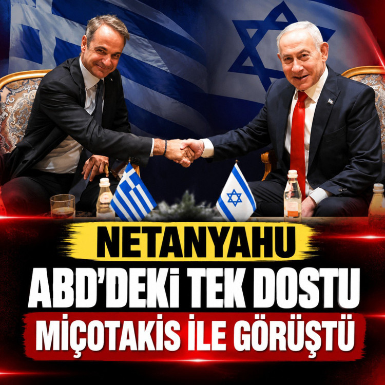 Binyamin Netanyahu ile Kiryakos Miçotakis New York'ta bir araya geldi