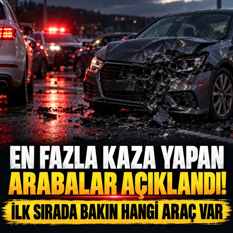 En fazla kaza yapan arabalar açıklandı! İlk sırada bakın hangi araç var