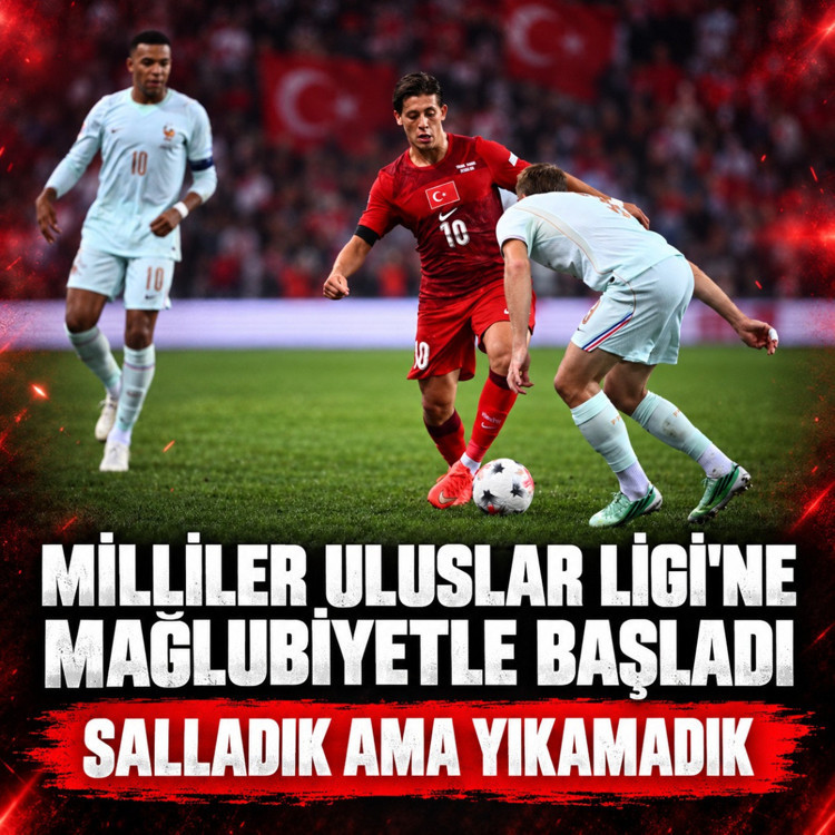 A Milli Takım, Fransa karşısında sahadan mağlubiyetle ayrıldı