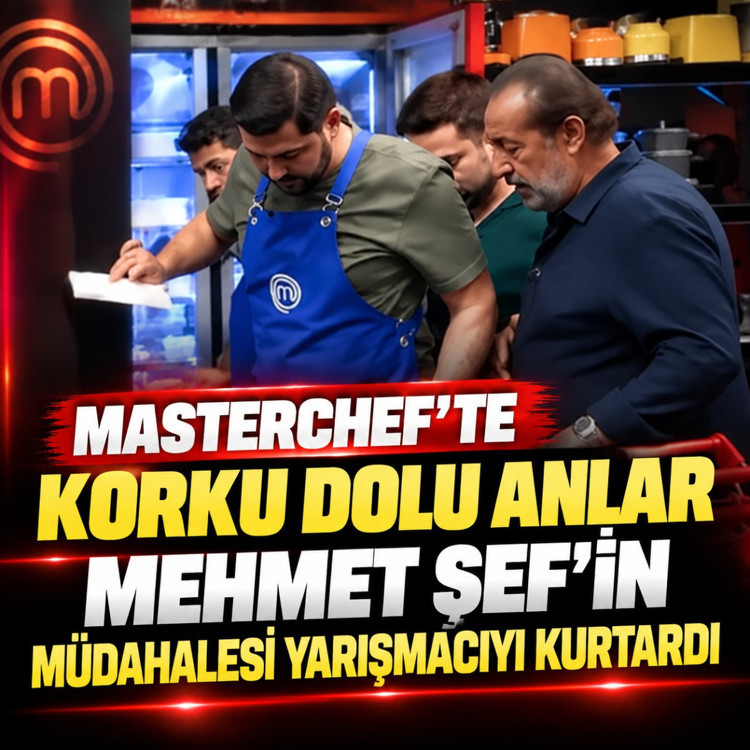MasterChef'te korkulan anlar! Mehmet Şef Heimlich manevrası yaptı yarışmacı...