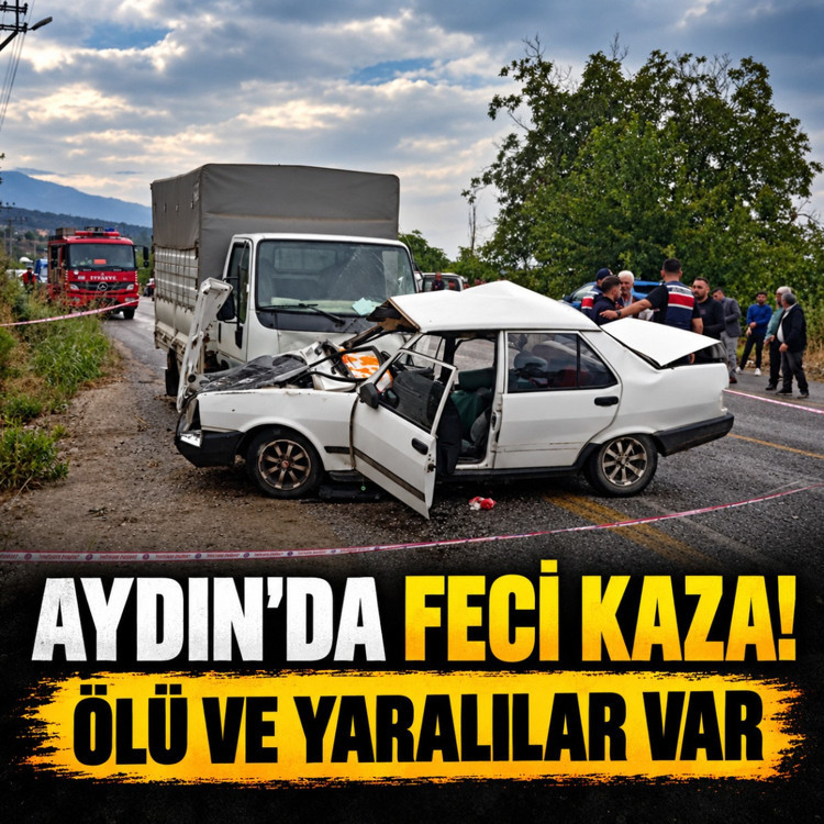 Aydın’da feci kaza: 1 kişi hayatını kaybetti, 2 yaralı