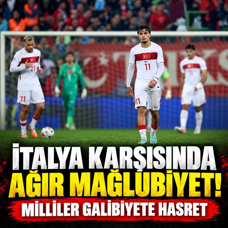 A Milli Takım, İtalya karşısında ağır mağlubiyet aldı