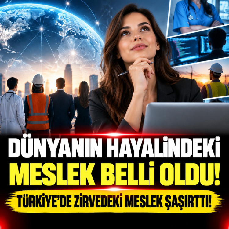Bu meslekler herkesin hayali! Türkiye’nin hayalindeki meslek belli oldu