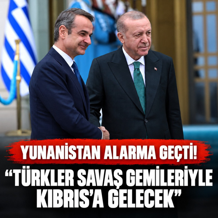 Yunanistan alarma geçti: 'Türkler savaş gemileriyle Kıbrıs'a gelecek'
