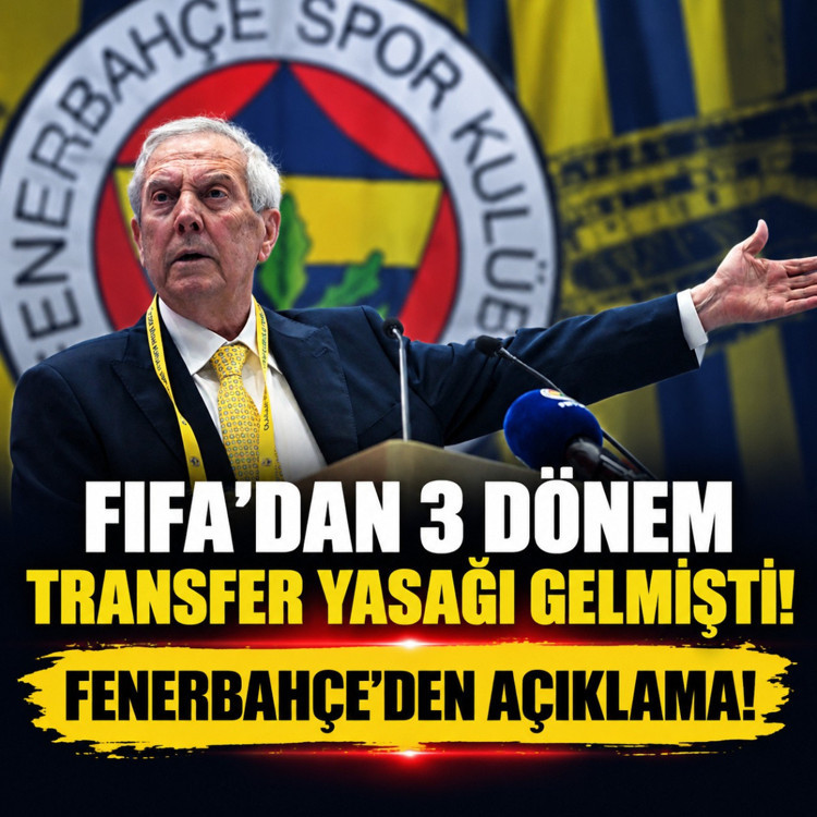 Fenerbahçe transfer yasağının kaldırıldığını açıkladı