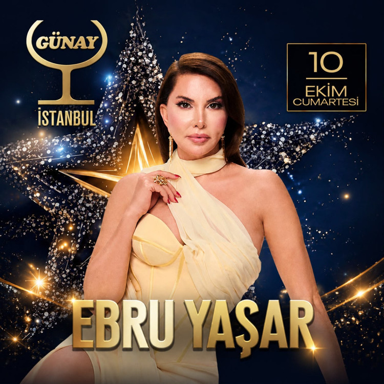 Ebru Yaşar, 10 Ekim'de Günay Restaurant İstanbul sahnesinde