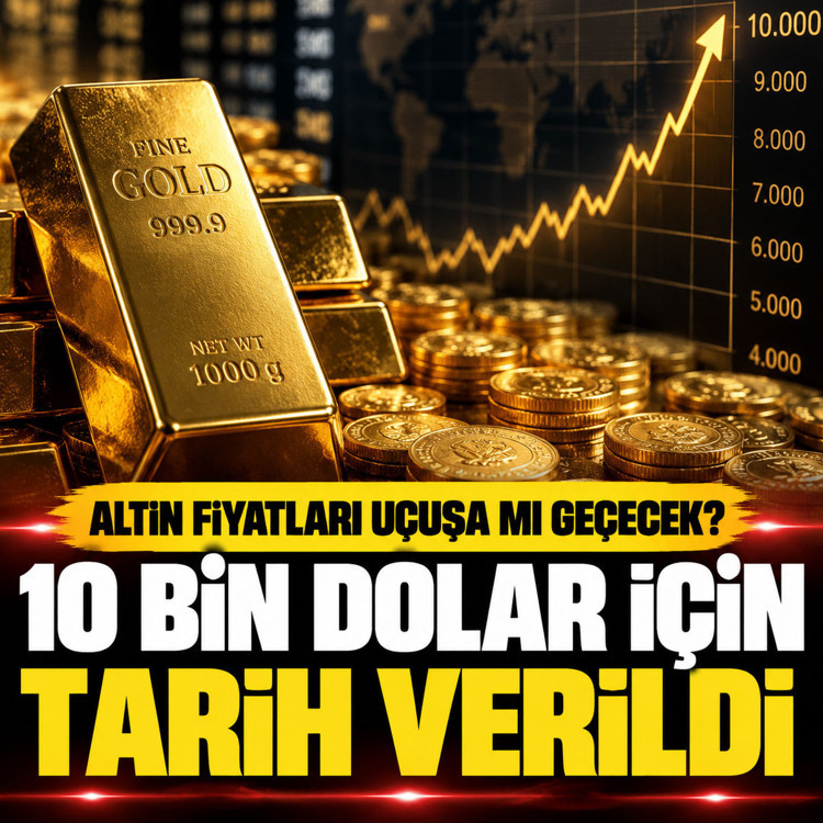 Altın rekora mı koşacak? 10 bin dolar senaryosu için kritik tarih