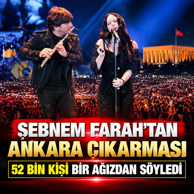 Şebnem Ferah 6 yıl sonra Ankaralılar ile buluştu! 52 bin kişi bir ağızdan söyledi...