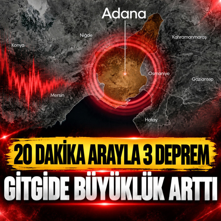 Adana'da peş peşe depremler! Osmaniye de sallandı, Kandilli, AFAD son dakika açıklamalar