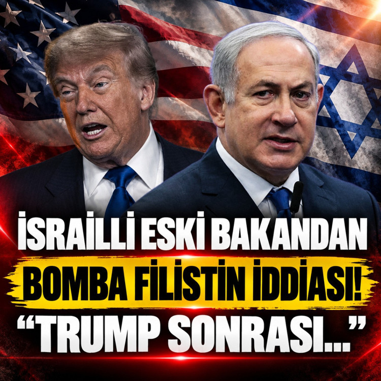 İsrailli eski bakandan bomba Filistin iddiası! Trump sonrası...