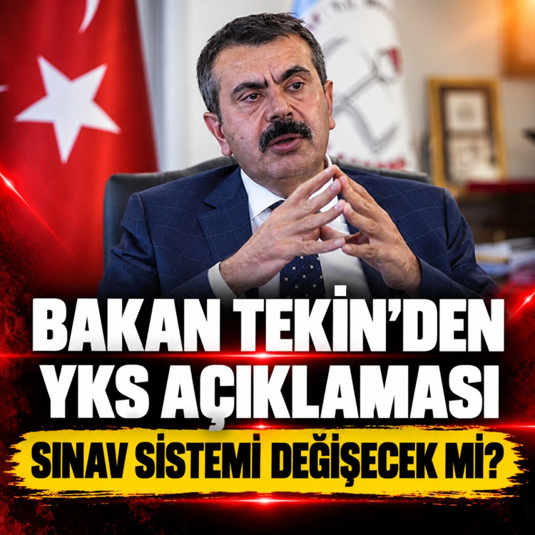 Bakan Tekin’den YKS açıklaması: Sınav sistemi değişecek mi?