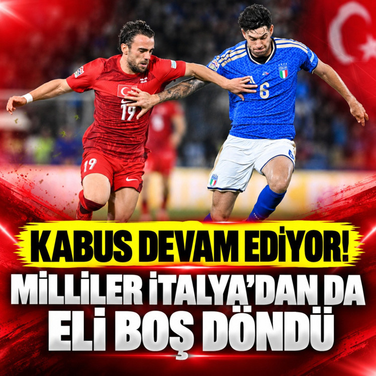 Milliler İtalya deplasmanından puansız döndü