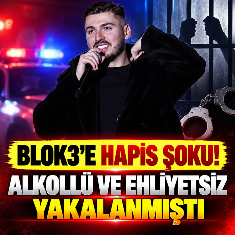 Alkollü ve ehliyetsiz araç kullanmıştı! Blok3'e hapis cezası...