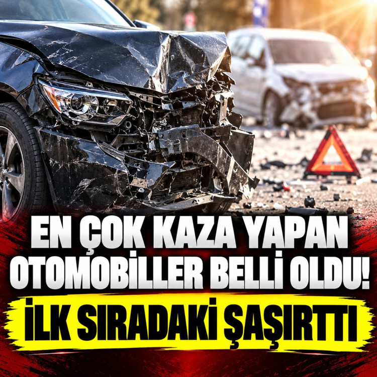 En çok kaza yapan otomobiller belli oldu! İlk sıradaki şaşırttı