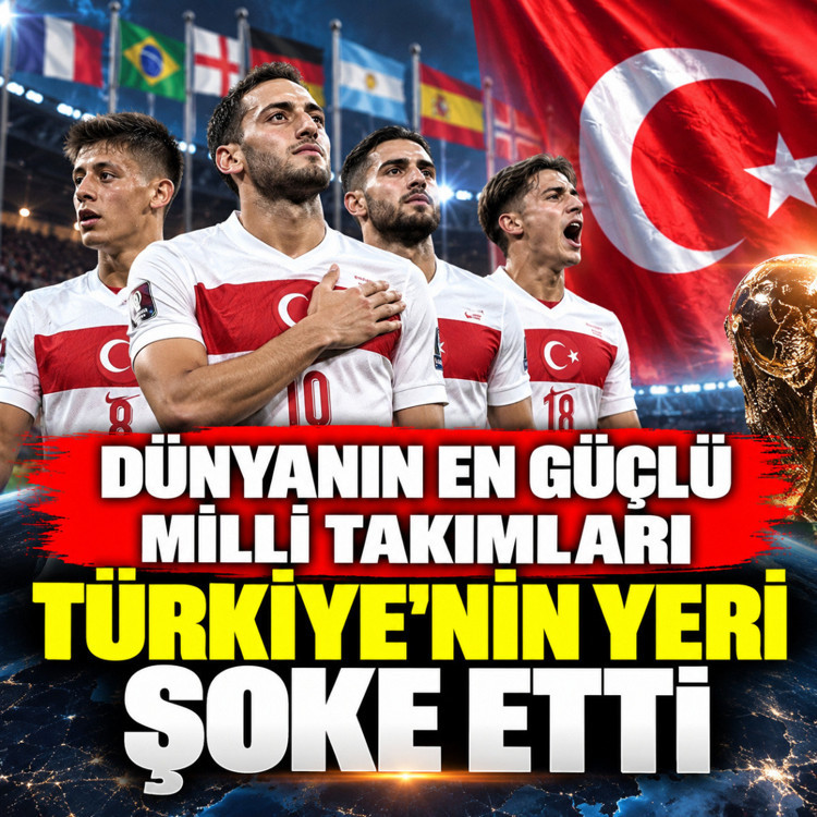 Türk futbolunun dünyadaki yeri belli oldu! İşte en güçlü 25 takım...