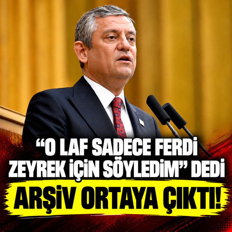“Bir tek Ferdi Zeyrek için söyledim” dedi, eski görüntüler ortaya çıktı