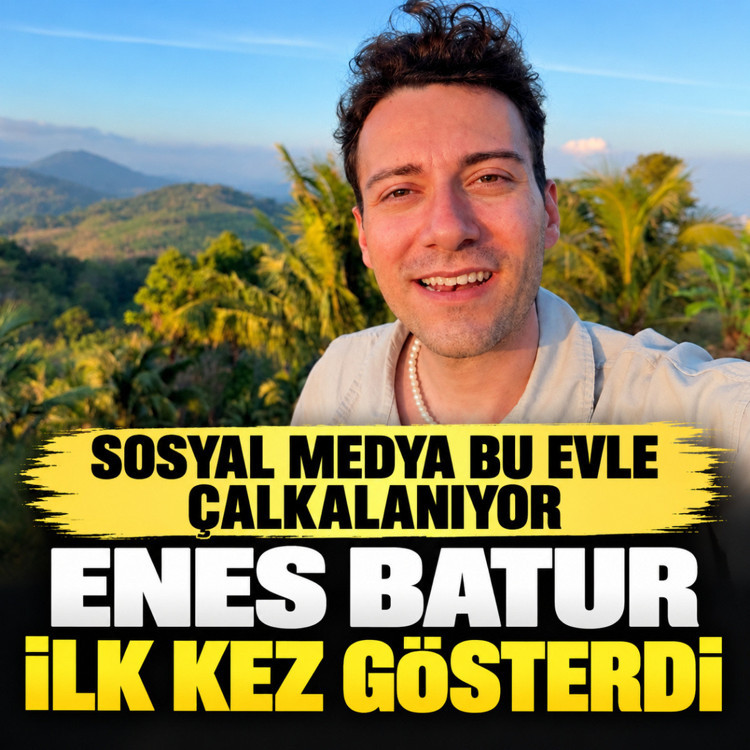 Sosyal medya bu evle çalkalanıyor! 18 milyon aboneli Enes Batur'un evi şoke etti