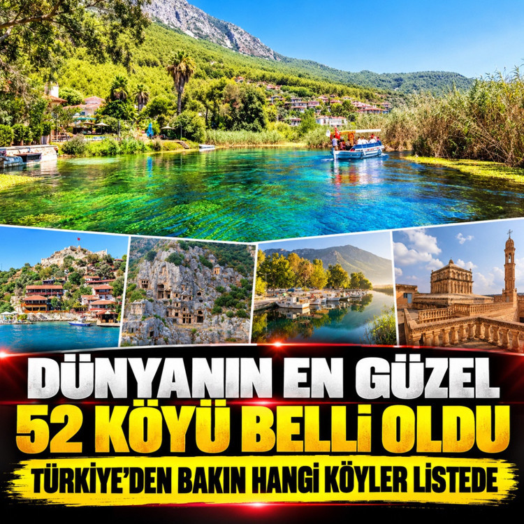 Dünyanın en güzel köyleri listelendi! Türkiye'den de 4 köy listede...