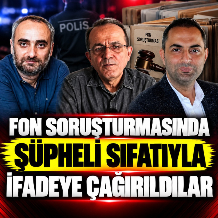 Fon soruşturmasında 3 gazeteci, şüpheli sıfatıyla ifade verecek