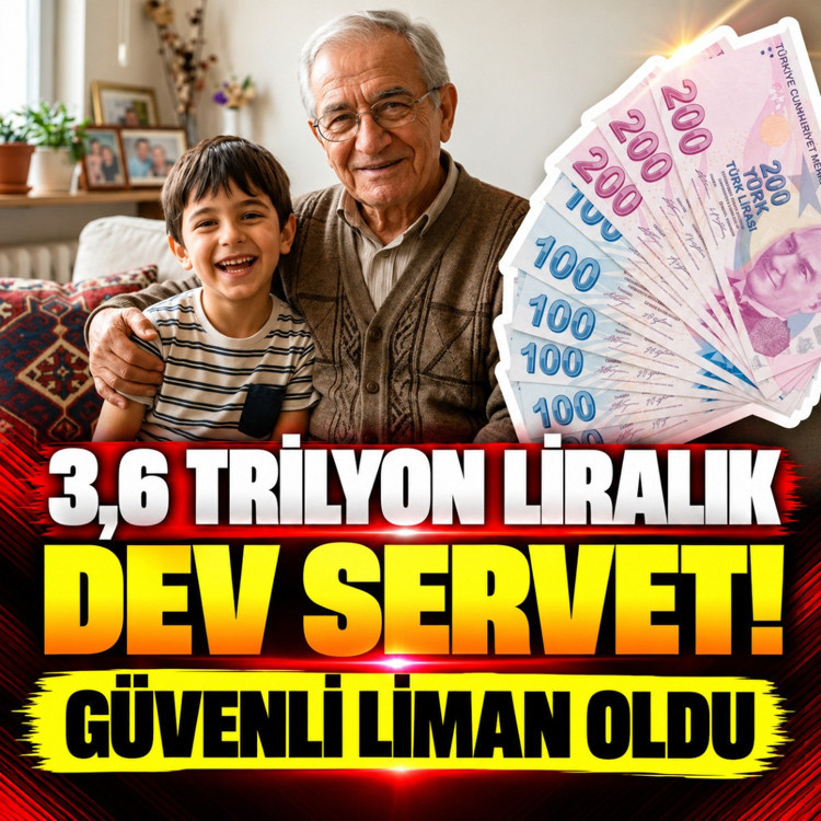 3,6 trilyon liralık dev servet! Güvenli liman oldu