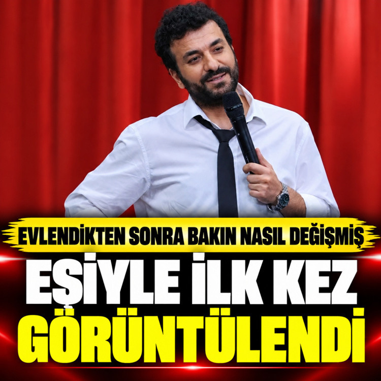Hasan Can Kaya ilk kez eşiyle görüntülendi! Bakın evlilik onu nasıl değiştirmiş